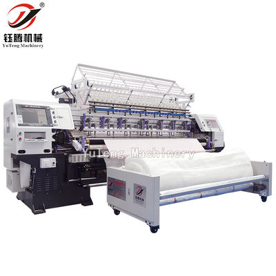 Fabrica de uso de computadora Shuttle Lock Stitch Multi Needle Quilting Machine para la fabricación de ropa de cama de colcha