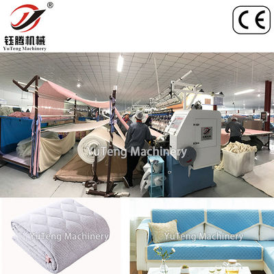 Máquina de bordado de colchas computarizada para cubrir la cama, máquina para hacer colchas con múltiples agujas