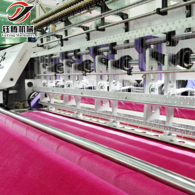 Máquina de colchas de agujas múltiples de 245 cm de ancho YGB96-2-3 Modelo para colchas pesadas Capacidad de 4500 kg