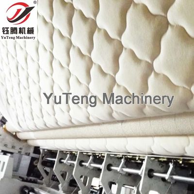 Automático de 96 pulgadas de uso de la fábrica de múltiples aguja Looper computadora colchón ropa de cama máquina de tapicería