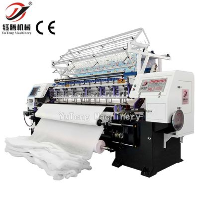Cerradura de costura de agujas múltiples máquina de coser colchas y mantas colchas textiles para el hogar