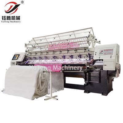 YGB128 Máquina de coser automática y computarizada de agujas múltiples de trabajo pesado para hacer mantas y sábanas