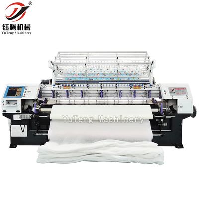 Fabrica de uso de computadora Shuttle Lock Stitch Multi Needle Quilting Machine para la fabricación de ropa de cama de colcha