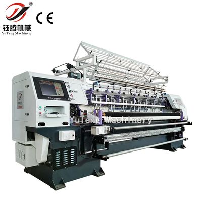 YGB128 Máquina de coser automática y computarizada de agujas múltiples de trabajo pesado para hacer mantas y sábanas