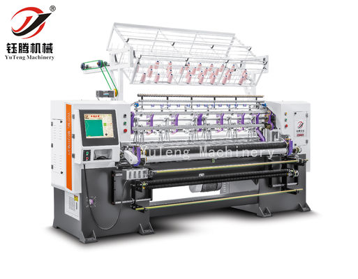 Máquina de tapicería de aguja múltiple computarizada de alta velocidad para la fabricación de prendas de vestir y textiles domésticos