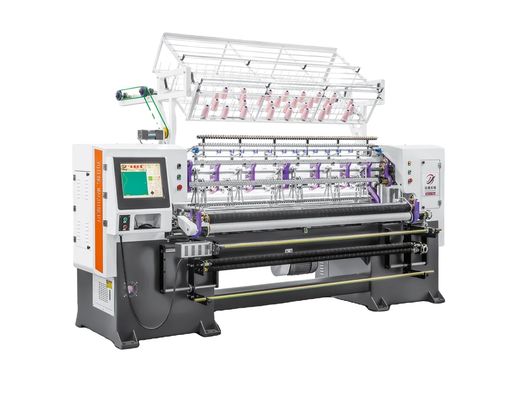 Máquina informática de fabricación de alta velocidad con llave de lanzadera y costura de agujas múltiples