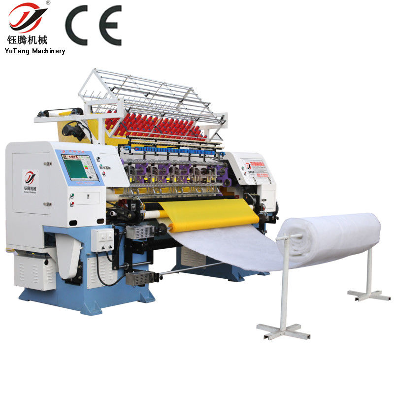 Máquina de colchas de agujas múltiples de 245 cm de ancho YGB96-2-3 Modelo para colchas pesadas Capacidad de 4500 kg