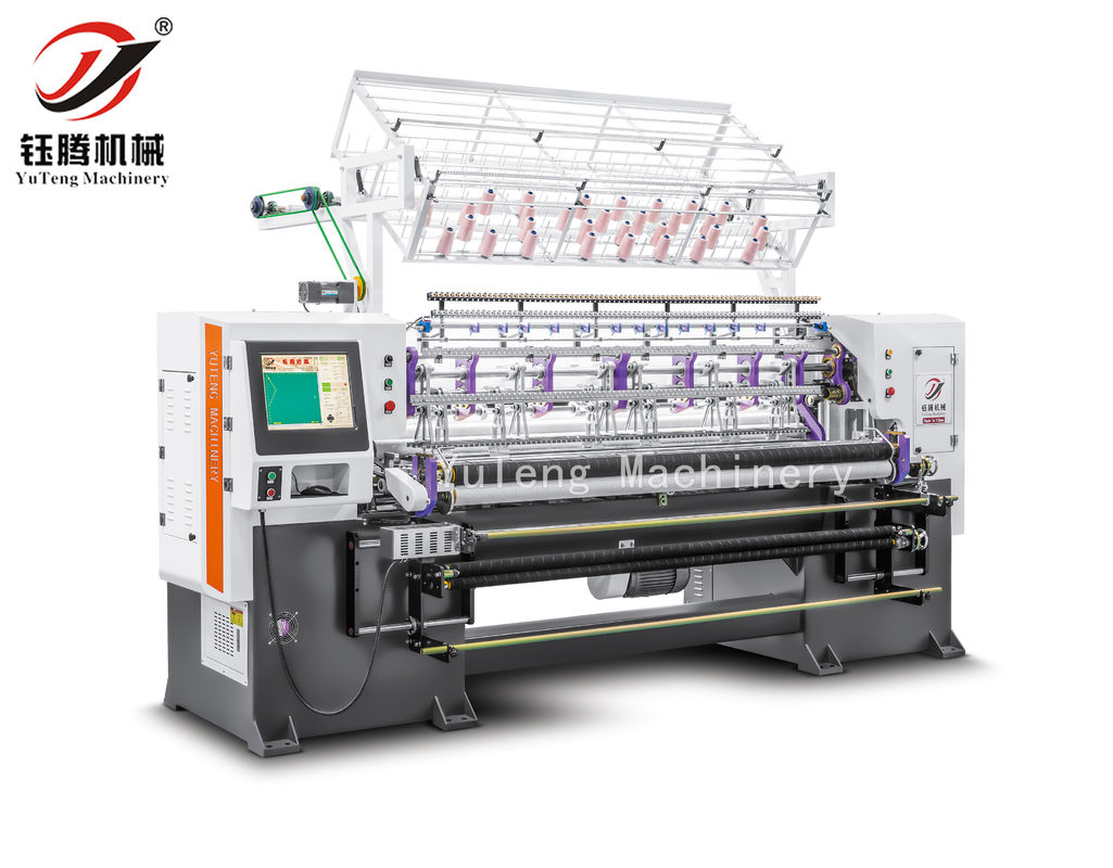 Máquina de tapicería de aguja múltiple computarizada de alta velocidad para la fabricación de prendas de vestir y textiles domésticos