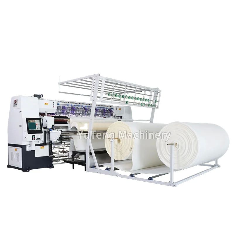 Máquina automática de producción de colchones para colchas cómodas de hasta 2450 mm de ancho