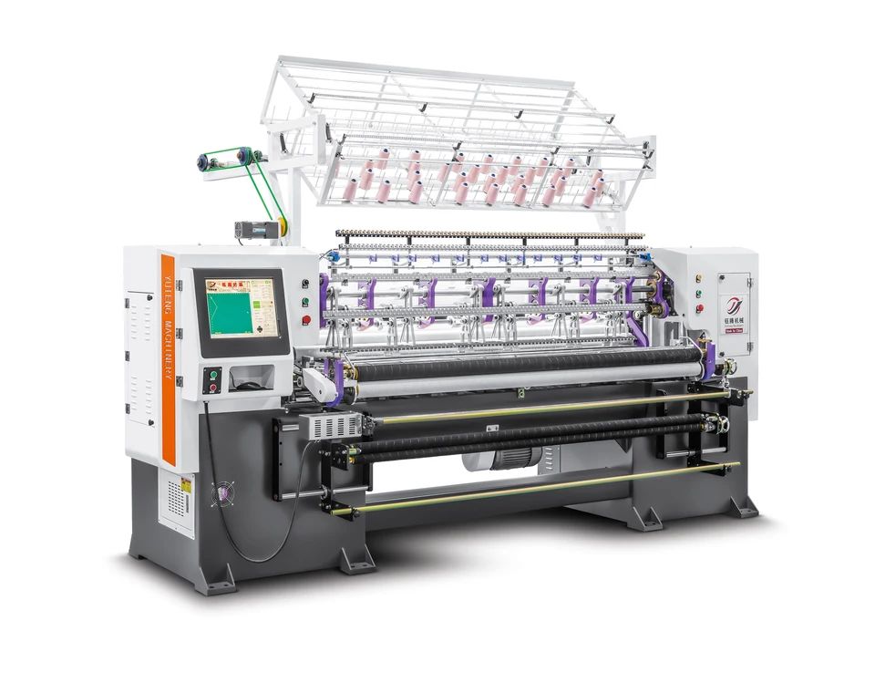 Máquina de tapicería de agujas múltiples de alta velocidad computarizada para la fabricación de ropa de cama textil
